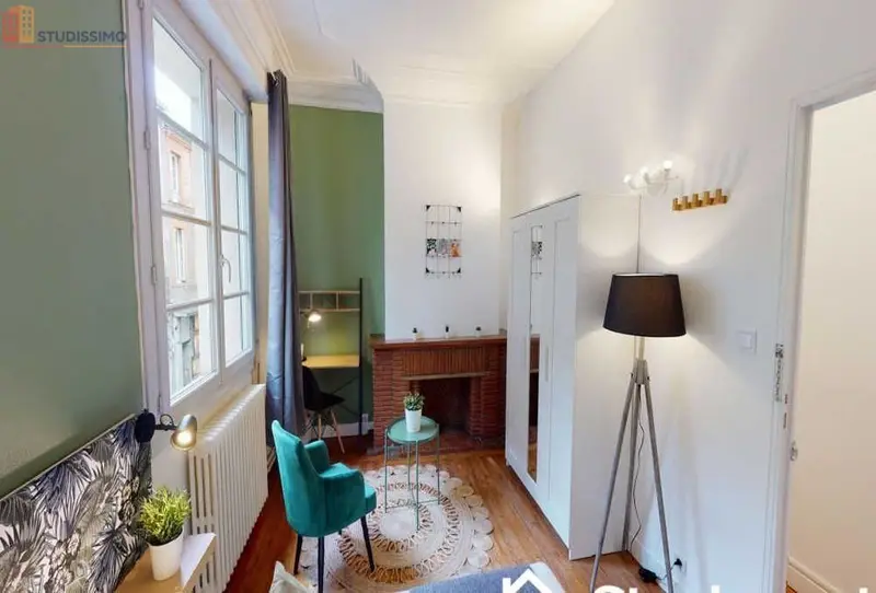 Studio meublé 13m² Toulouse 31000 - Meublé, 1er étage - Photo 14