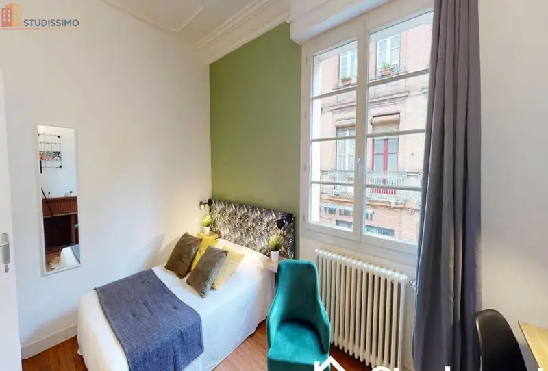 Studio meublé 13m² Toulouse 31000 - Meublé, 1er étage - Photo 3