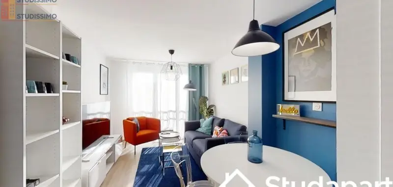 Studio meublé 11m² Toulouse 31100 - Meublé, DPE D - Photo 2