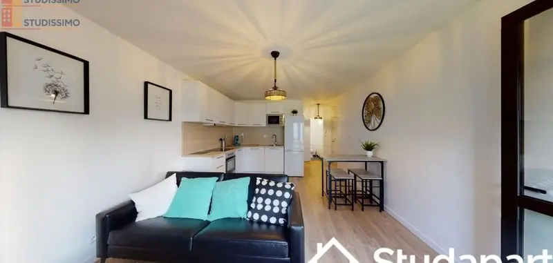 Studio meublé 13m² Toulouse 31100 - Meublé, 2e étage - Photo 2