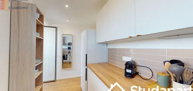 Studio meublé 11m² Toulouse 31400 - Lumineux, étage élevé - Photo 8