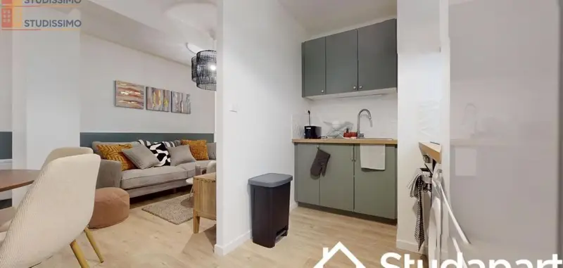 Studio meublé 11m² Blagnac - Meublé, DPE A - Photo 3