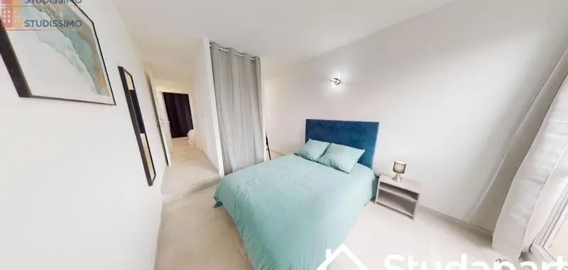 Studio meublé 13m² Toulouse 31500 - Calme, 2e étage - Photo 2