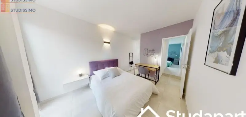Studio meublé 13m² Toulouse 31500 - Calme, 2e étage - Photo 1