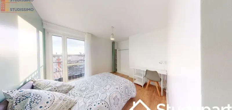 Studio meublé 14m² Toulouse 31100 - Meublé, 1 pièce - Photo 2