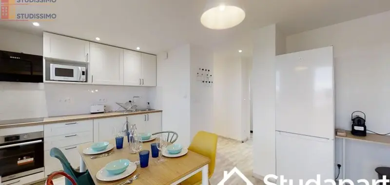Studio meublé 10m² Toulouse 31200 - Meublé, DPE A - Photo 3