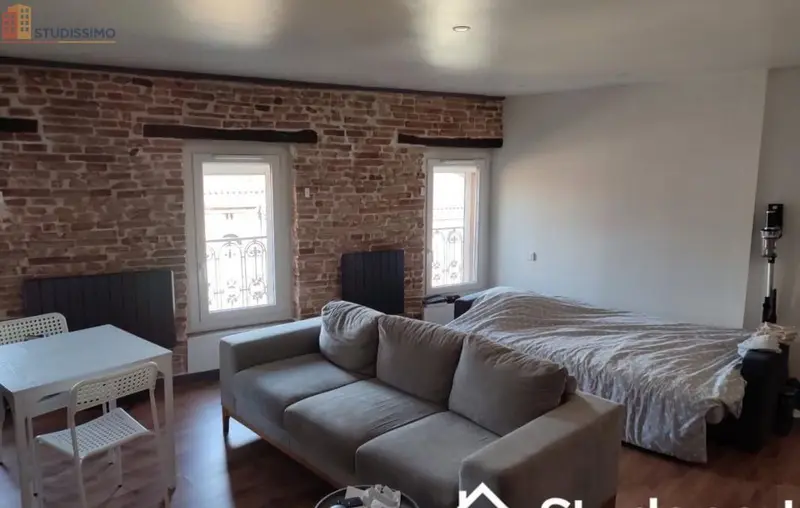 Studio meublé 25m² Toulouse 31300 - Meublé, DPE B - Photo 2