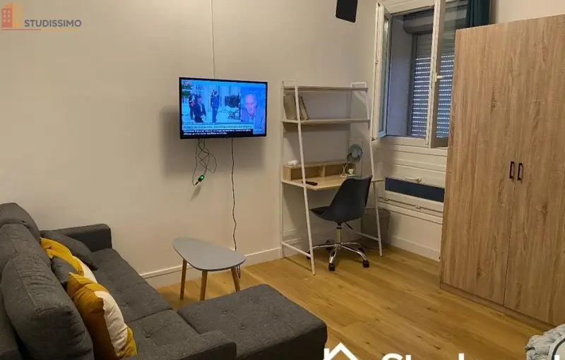 Studio meublé 18m² Toulouse 31100 - Meublé, DPE C - Photo 1