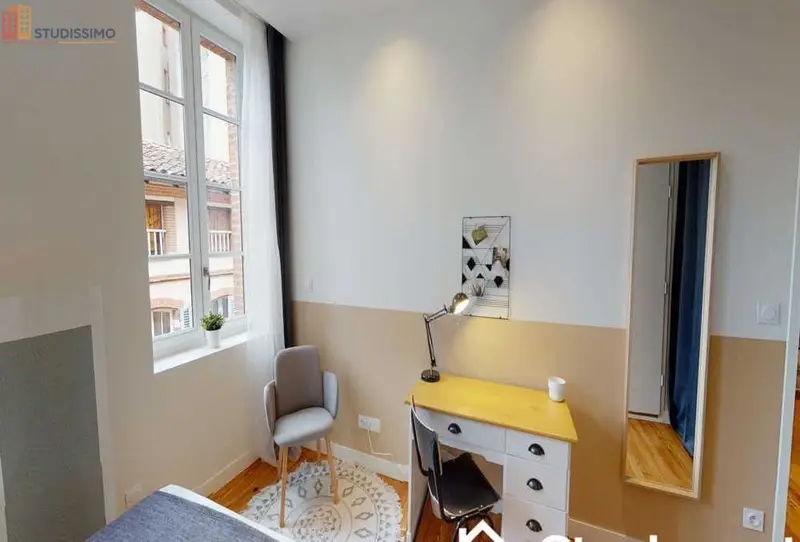 Studio 13m² Toulouse centre - Meublé, 2e étage - Photo 4