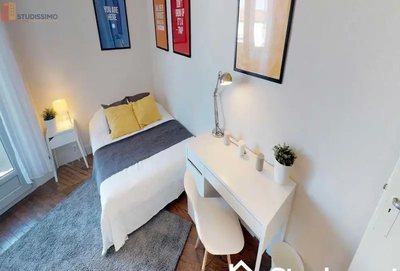 Studio meublé 14m² Toulouse centre - Calme, lumineux - Photo 11