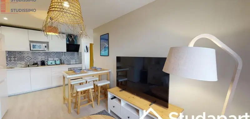 Studio meublé 11m² Toulouse 31300 - Meublé, DPE A - Photo 3