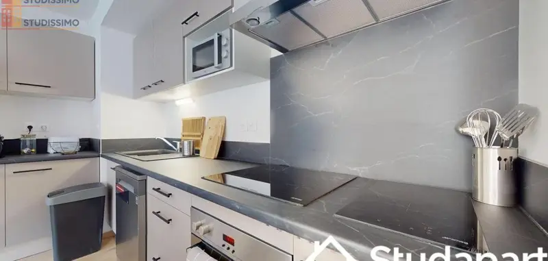 Studio meublé 12m² Toulouse 31400 - Meublé, DPE A - Photo 7