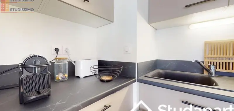 Studio meublé 12m² Toulouse 31400 - Meublé, DPE A - Photo 3