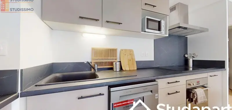 Studio meublé 12m² Toulouse 31400 - Meublé, DPE A - Photo 2