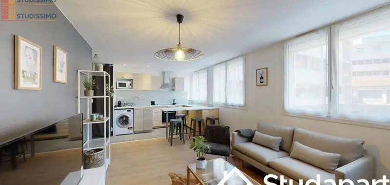 Studio meublé 13m² Toulouse 31200 - Meublé, DPE A - Photo 9