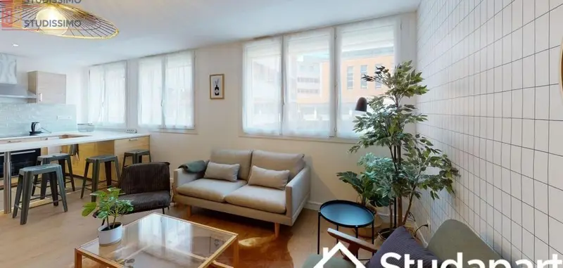 Studio meublé 13m² Toulouse 31200 - Meublé, DPE A - Photo 3