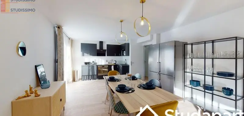 Studio meublé 12m² Toulouse 31300 - Meublé, DPE A - Photo 2