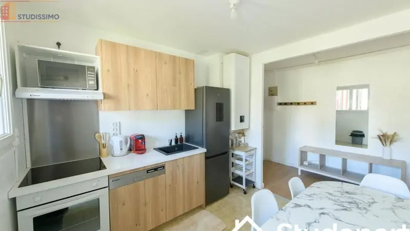 Studio meublé 9m² Toulouse 31200 - Meublé, 1 pièce - Photo 3