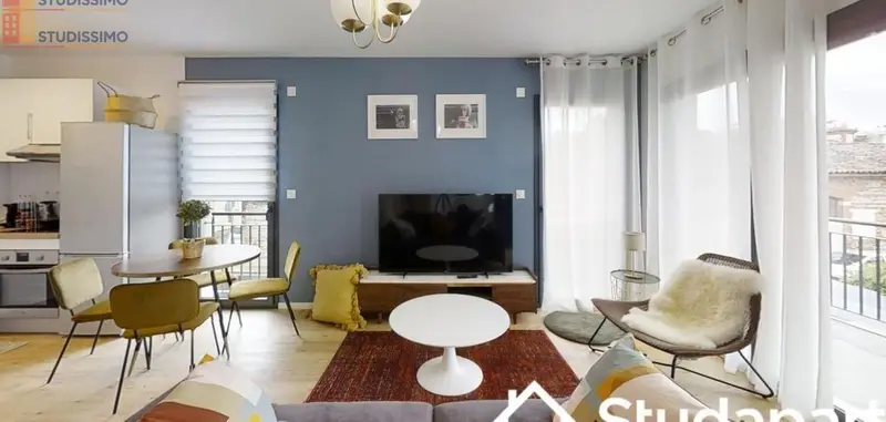 Studio 11m² Toulouse 31200 - Meublé, bon DPE - Photo 1