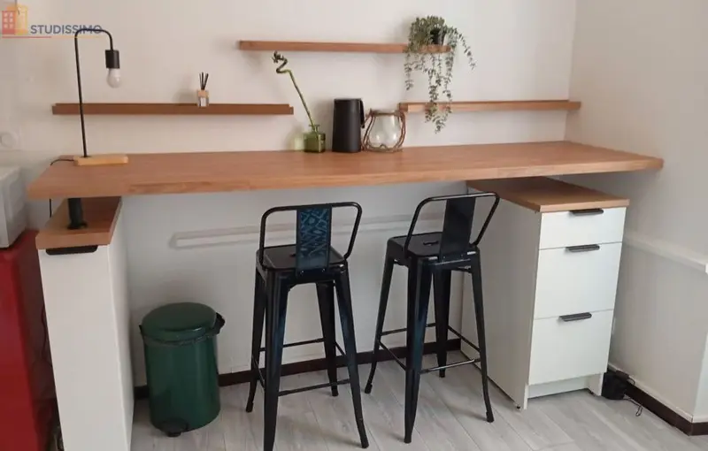 Studio meublé 15m² Toulouse centre - Meublé, lumineux - Photo 2