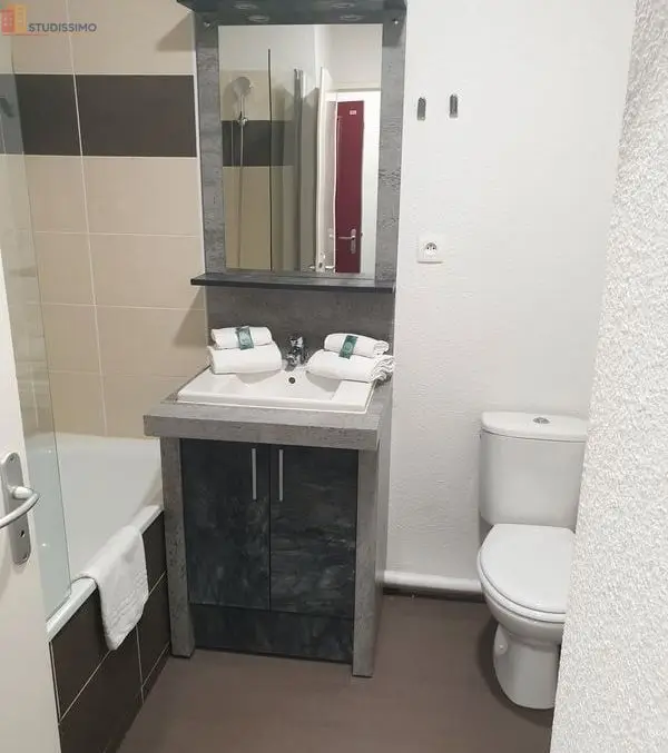 Studio meublé 24m² Toulouse 31500 - Balcon, idéal étudiant - Photo 8