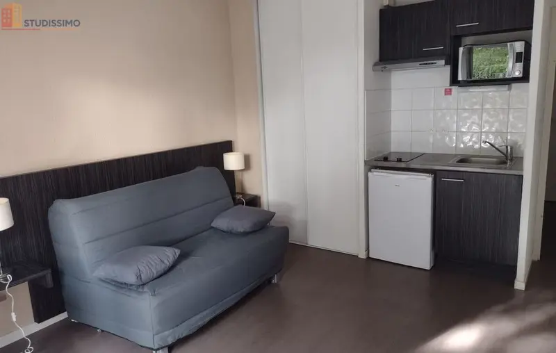 Studio meublé 24m² Toulouse 31500 - Balcon, idéal étudiant - Photo 2
