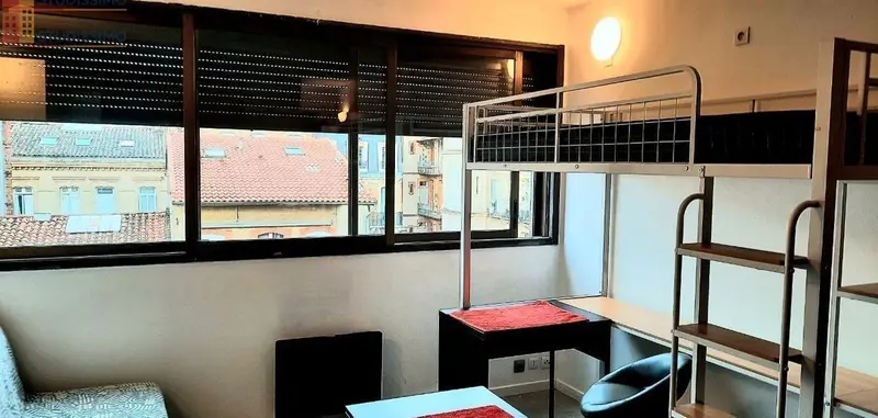 Studio meublé 21m² Toulouse centre - Moderne, équipé étudiant - Photo 3