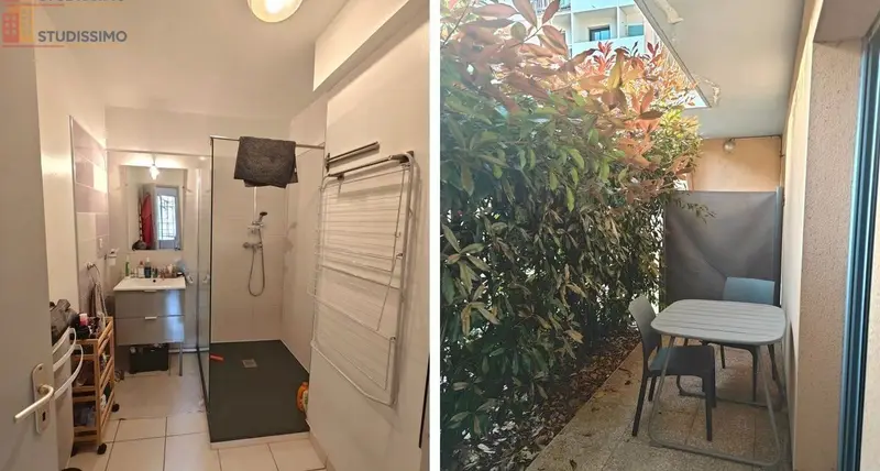 Studio 26m² Toulouse 31300 - Terrasse, meublé - Photo 12