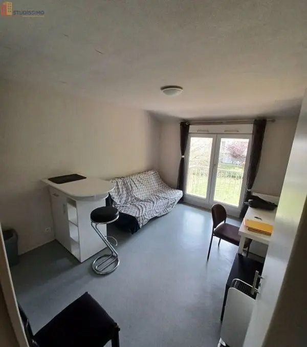 Studio meublé 21m² Toulouse Rangueil - Balcon, parking - Photo 12