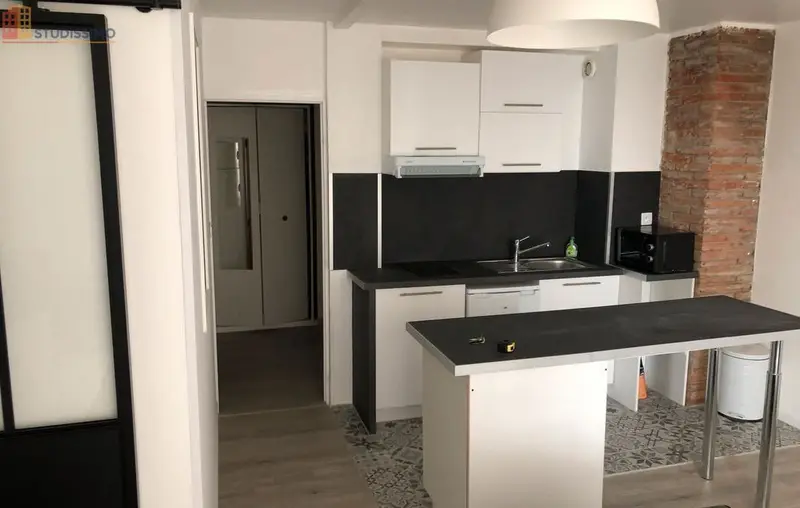Studio meublé 33m² Toulouse 31000 - Meublé, DPE C - Photo 9