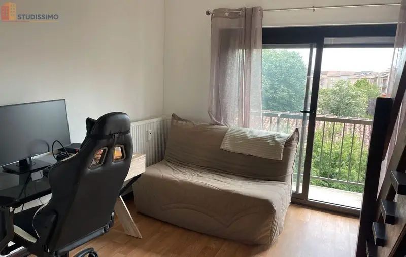 Studio meublé 24m² Toulouse 31300 - Parking, dernier étage - Photo 7