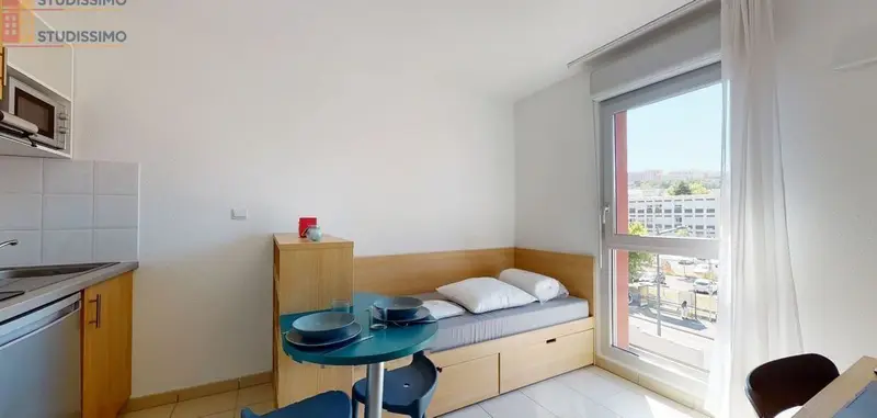 Studio meublé 19m² Toulouse 31400 - Résidence étudiante - Photo 14