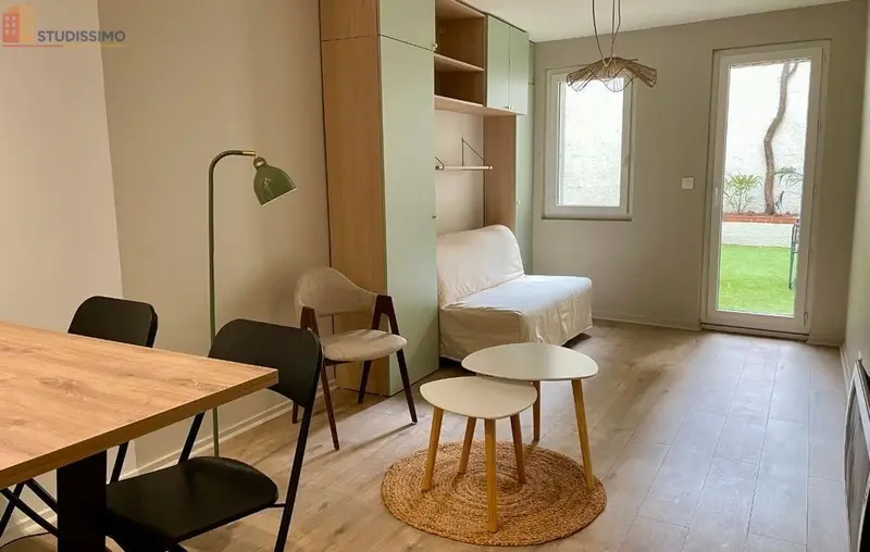 Studio meublé 25m² Toulouse Saint-Cyprien - Cour 25m², rénové - Photo 12