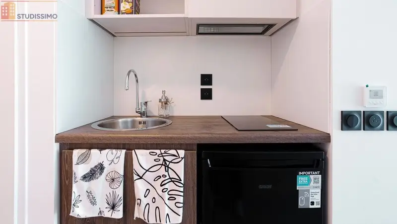 Studio meublé 18m² Toulouse 31500 - Résidence étudiante, 6e étage - Photo 11
