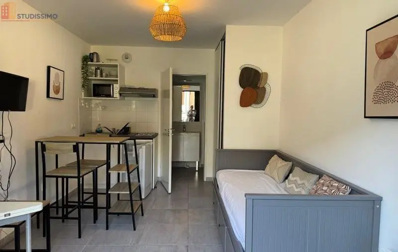 Studio meublé 20m² Toulouse 31400 - Résidence sécurisée, parking - Photo 5