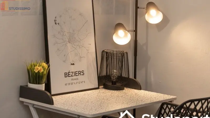 Studio meublé 15m² Béziers - Calme, au 3e étage - Photo 6