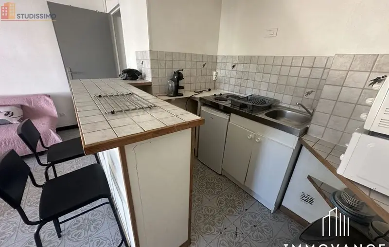 Studio meublé 27m² Montpellier 34070 - Meublé, DPE D - Photo 12