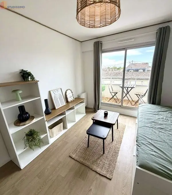 Studio 19m² Bordeaux centre - Meublé, lumineux - Photo 2