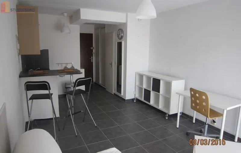 Studio meublé 24m² Montpellier centre - Lumineux, meublé - Photo 5