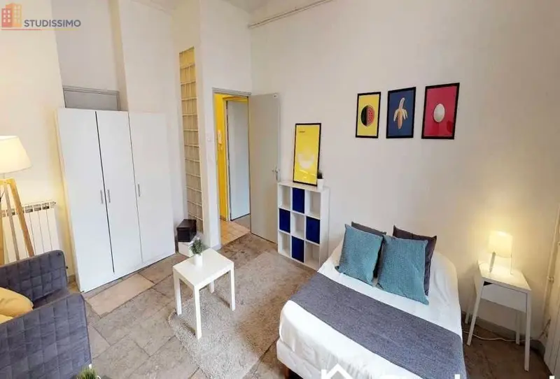 Studio meublé 22m² Montpellier 34000 - Meublé, DPE D - Photo 2