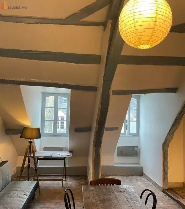 Studio meublé 24m² Rennes 35000 - Lumineux, dernier étage - Photo 2