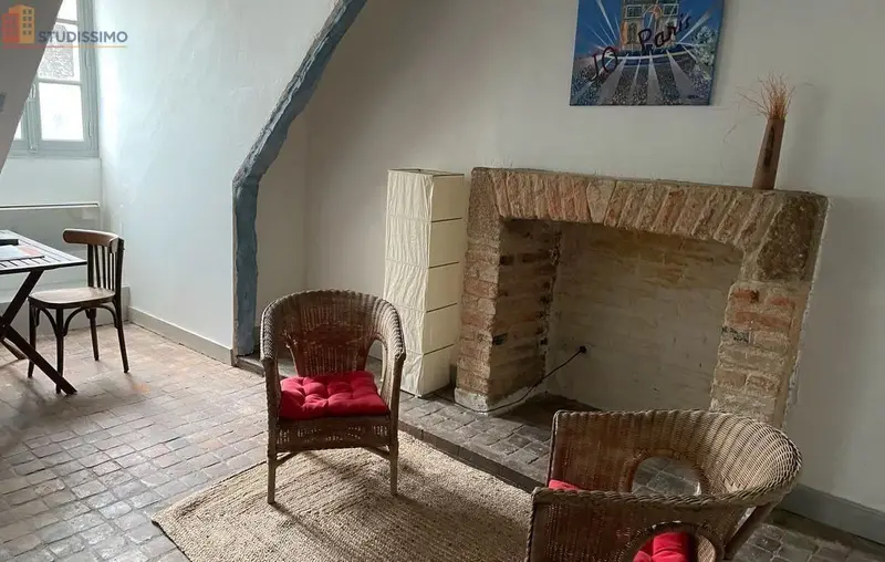 Studio meublé 24m² Rennes 35000 - Lumineux, dernier étage - Photo 1