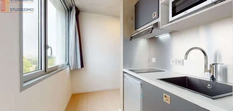 Studio meublé 18m² Montpellier Estanove - Résidence sécurisée - Photo 1
