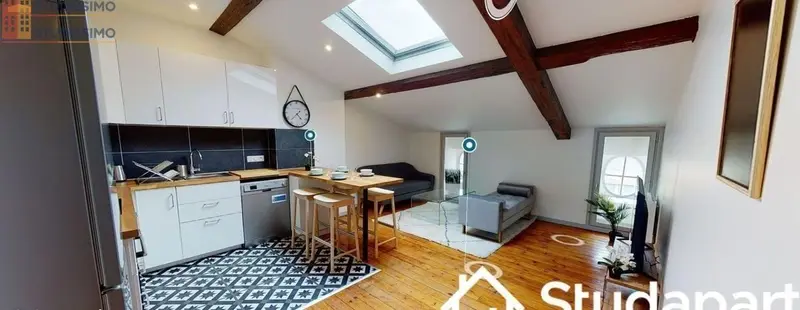Studio meublé 9m² Bordeaux centre - Calme, lumineux - Photo 13