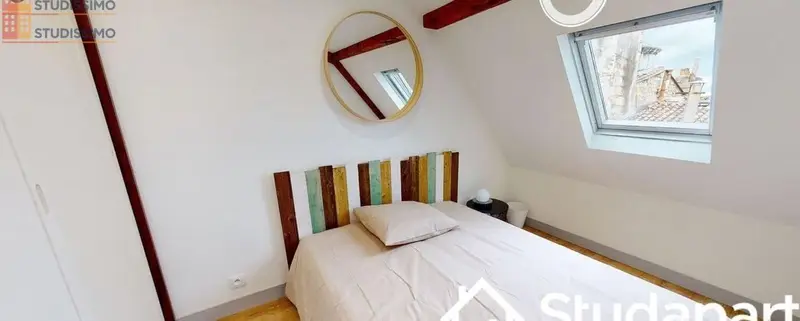 Studio meublé 9m² Bordeaux centre - Calme, lumineux - Photo 1