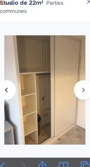 Studio meublé 27m² Bordeaux 33800 - Meublé, DPE C - Photo 1