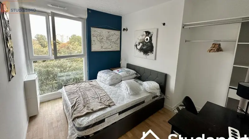 Studio meublé 22m² Mérignac - Lumineux, DPE A - Photo 7