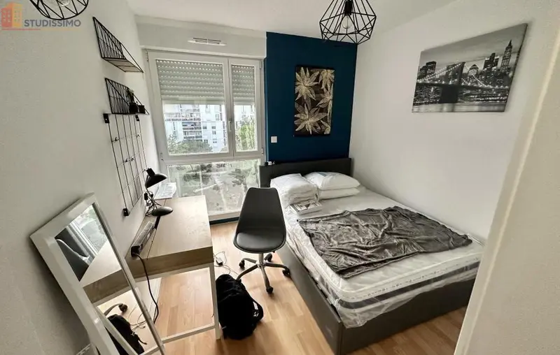 Studio meublé 86m² Mérignac - Étage élevé, DPE B - Photo 16