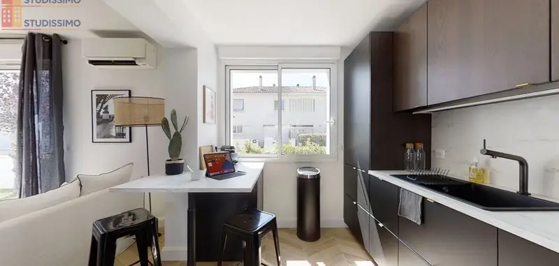 Studio meublé 15m² Mérignac - Terrasse, jardin clôturé - Photo 14