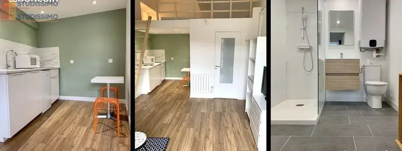 Studio meublé 24m² Béziers - Mezzanine, lumineux - Photo 2
